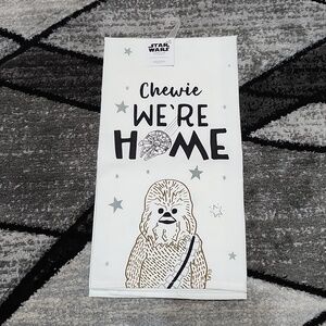 STAR WARS CHEWIE WE'RE HOME KITCHEN TEA TOWEL